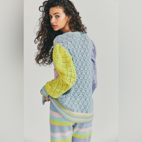 LoveShackFancy Brody Oversized Knit Cardigan - Picture 4 of 13